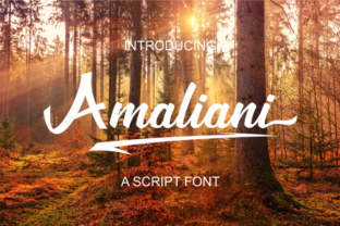 Amaliani Font: Elevating Campaign Visuals with Brush Script