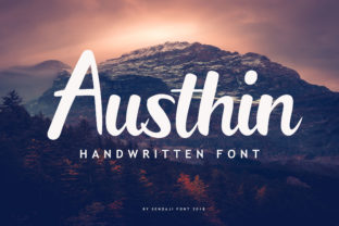 Austhin Font: Bold Handmade Style for Business Branding