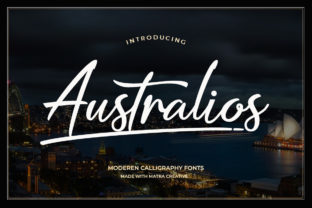 Australios Font: Elevating Campaign Visuals with Natural Script