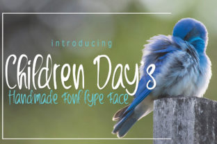 Children Day s Font: A Handwritten Typeface for Makers