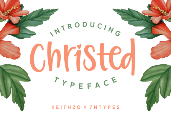 Christed Font: Bold Script for Modern Craft Projects