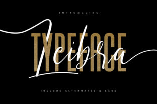 Leibra Duo Font: Authentic Handcrafted Script for Makers