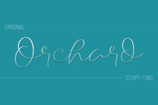Orchard Font: Elegant Script for Handmade Products