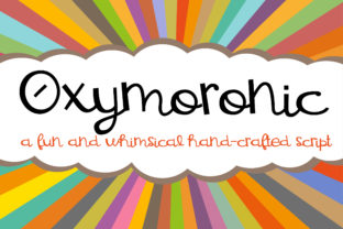 Oxymoronic Font: Structured Script for Business Branding