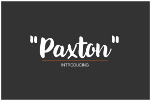 Paxton Font: Elevating Web Design with Handwritten Charm