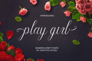 Play Girl Font: Modern Script for Handmade Products