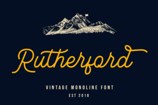 Rutherford Font: A Vintage Typeface for Authentic Branding
