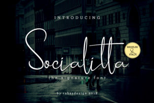 Socialitta Font Review: Stylish Script for Campaigns