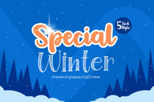 Special Winter Family Font for Web Design