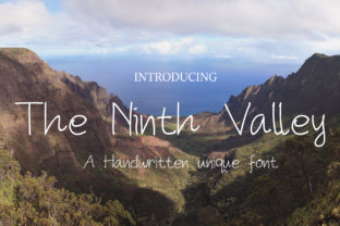 The Ninth Valley Font for Modern Web Design