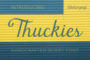 Thuckies Font Review: Elegant Handwritten Type for Branding
