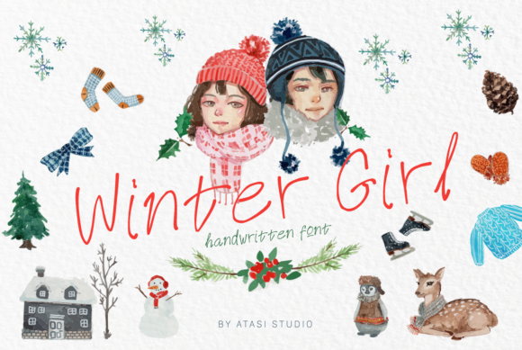 Winter Girl Font: Adding Warmth to Editorial Design