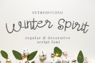 Winter Spirit Font: Elevating Seasonal Marketing Visuals